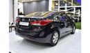 Hyundai Elantra EXCELLENT DEAL for our Hyundai Elantra ( 2014 Model ) in Black Color GCC Specs
