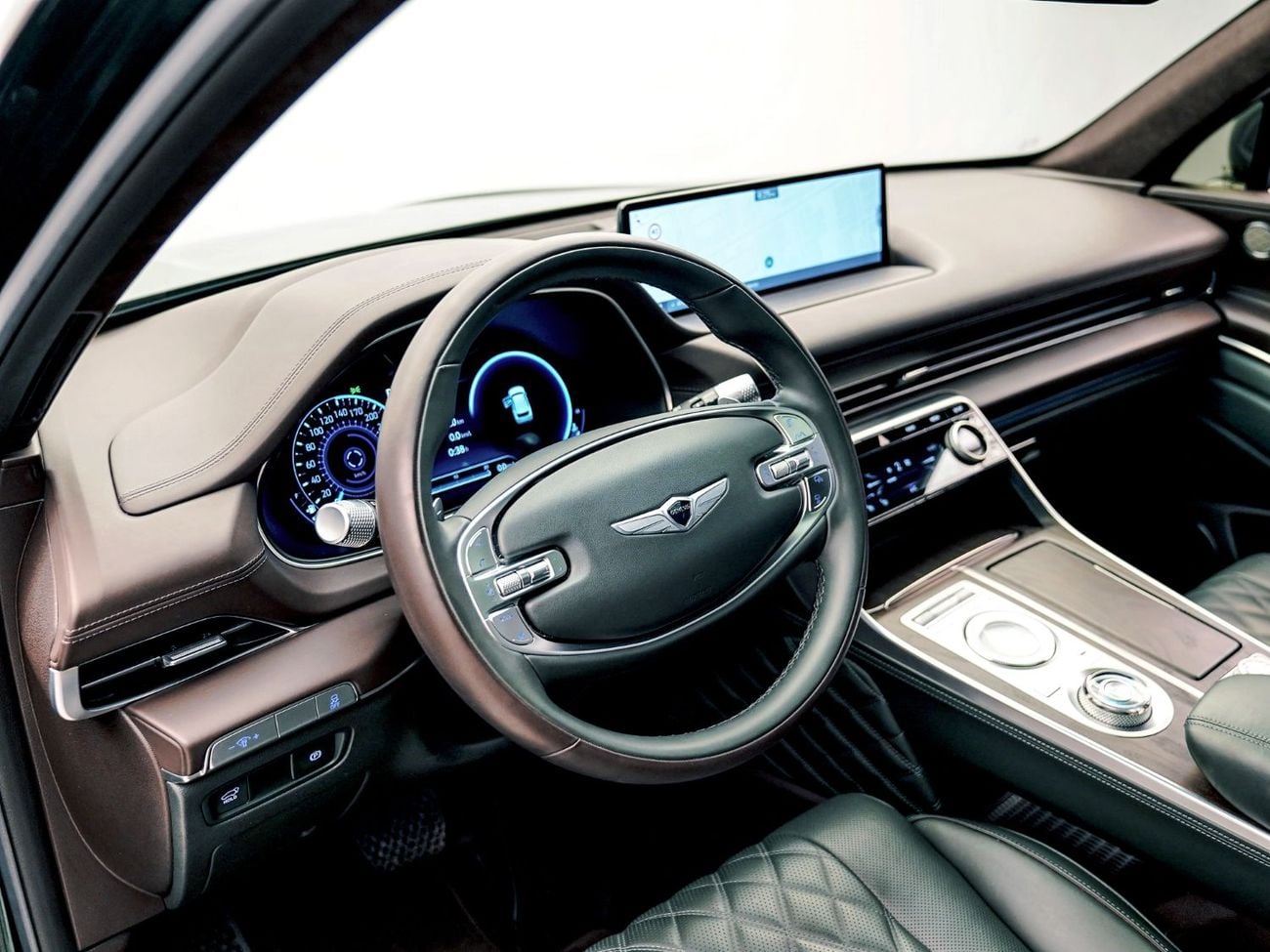 جينيسس GV80 Royal 3.5L AWD 2022 Genesis GV80, 2027 Genesis Warranty + Service Pack, Full Options, Low Kms, GCC