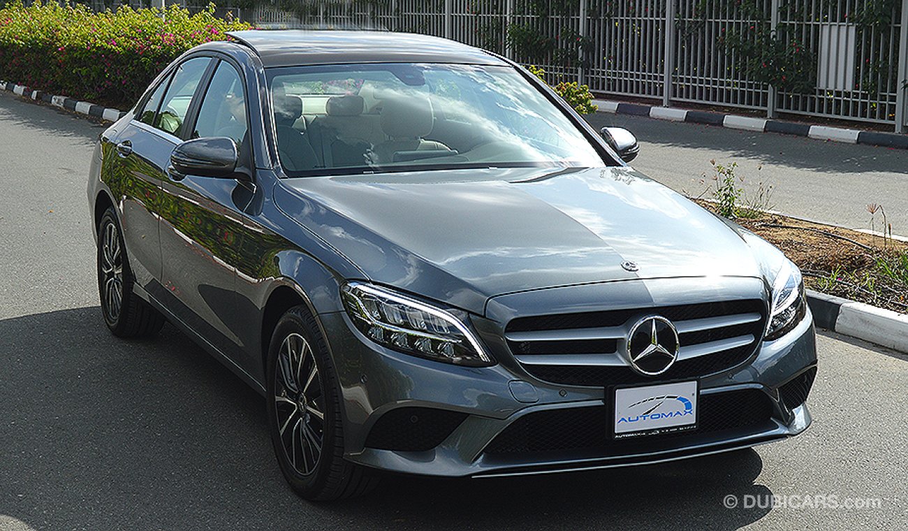 مرسيدس بنز C200 2020 AMG, GCC, 0km w/ 2Yrs Unlimited Mileage Warranty + 3Yrs Service @ EMC