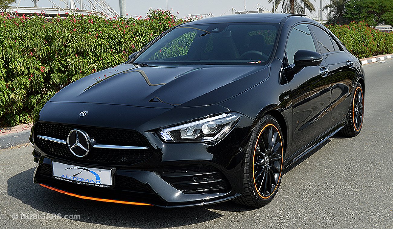 Mercedes-Benz CLA 250 2020 AMG, Edition 1, GCC w/ 2Yrs Unlimited Mileage Warranty + 3Yrs FREE Service at EMC