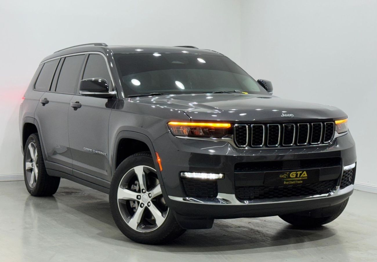 جيب جراند شيروكي L Limited 3.6L 2022 Jeep Grand Cherokee L Limited, 2027 Jeep Warranty + Service Pack, Full Options,
