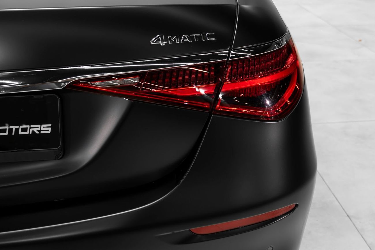 Mercedes-Benz S 500 4MATIC 3.0L 2021 | MATTE BLACK | AWD 4MATIC | MERCEDES-BENZ S-CLASS S 500 | FULL OPTION | PERFECT CO