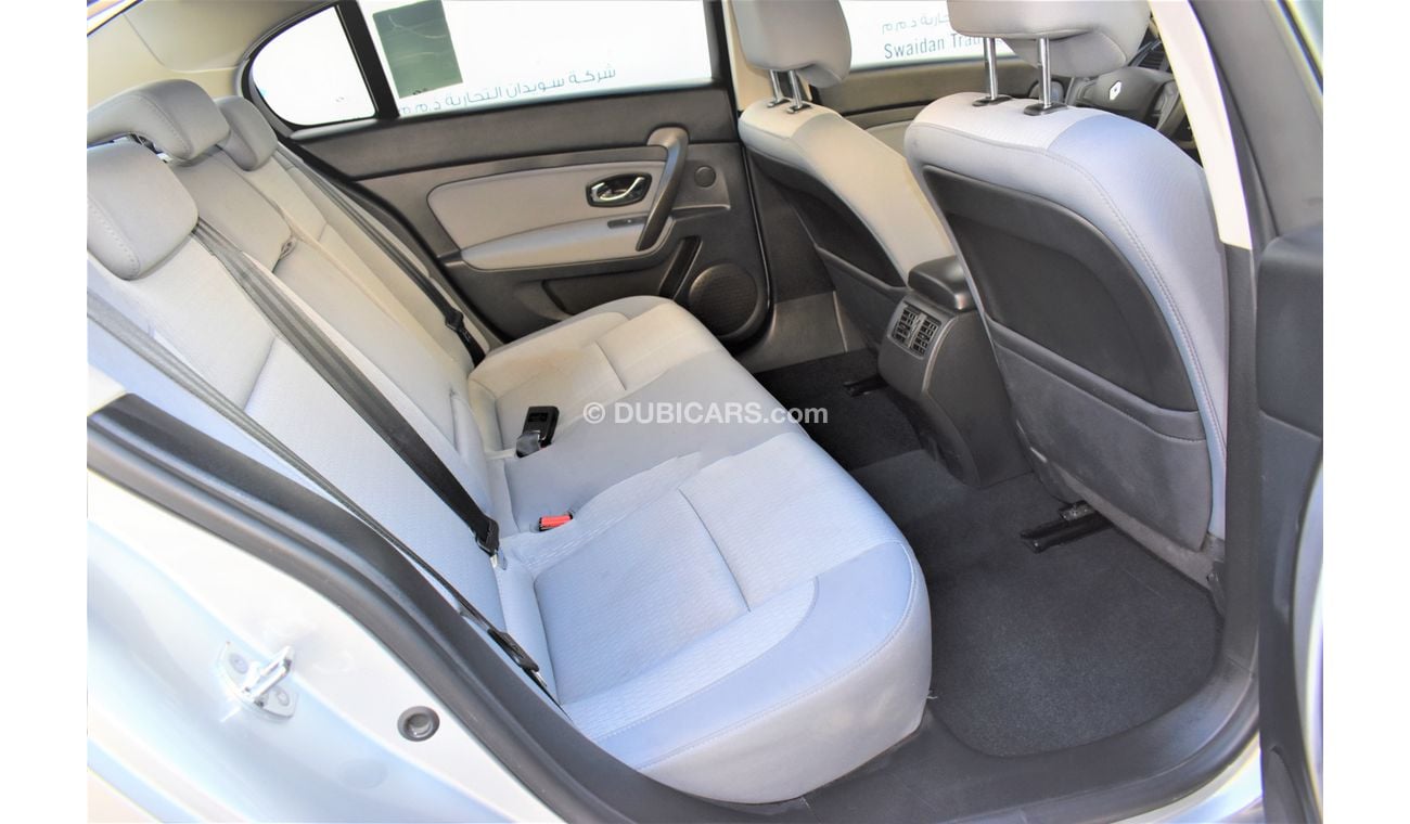 Renault Safrane 2.5L V6 PE 2016 GCC SPECS DEALER WARRANTY