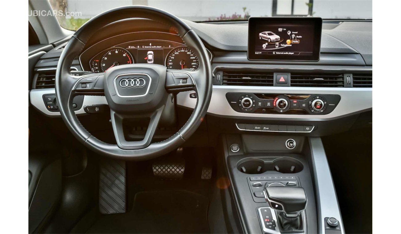 Audi A4 30TFSI NEW shape amazing under warranty - GCC - AED 1,645 Per Month