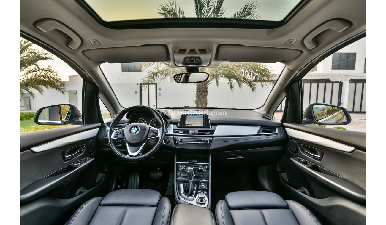 BMW 218i Active Tourer - Sat Nav, Panoramic Sunroof! Full BMW Service History - AED 1,253 Per Month - 0% DP