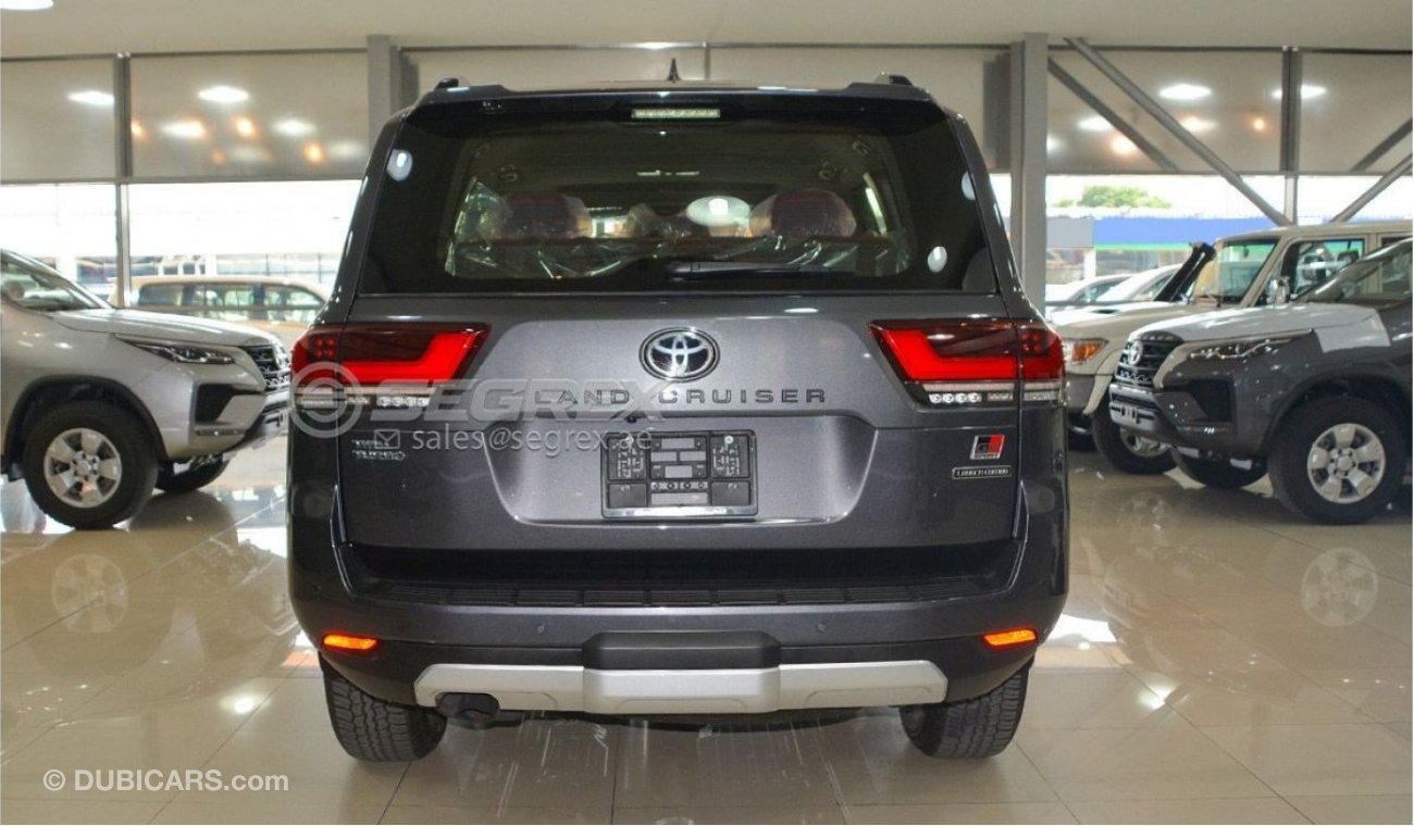 Toyota Land Cruiser LC300 Series GR, 3.5L Petrol, 4WD A/T, with Sunroof (Export only) Grey & Black