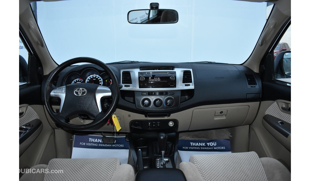 Toyota Fortuner 2.7L EXR 2015 GCC WITH DEALER WARRANTY