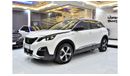 Peugeot 3008 EXCELLENT DEAL for our Peugeot 3008 Turbo GT-Line 1.6L ( 2018 Model ) in White Color GCC Specs