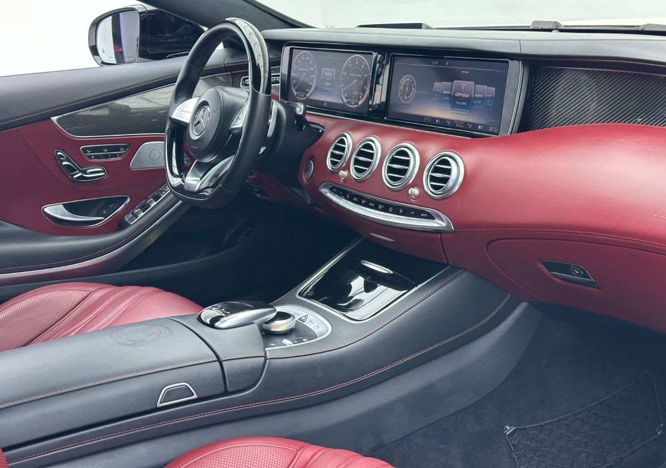 Mercedes-Benz S 63 AMG Coupe 2017 Mercedes Benz S63 AMG 4MATIC, Full Service History, Excellent Condition, GCC