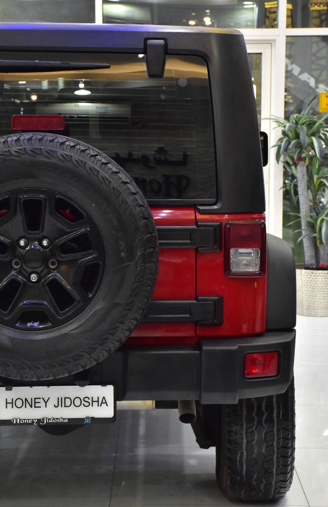 Jeep Wrangler EXCELLENT DEAL for our Jeep Wrangler Sport ( 2014 Model ) in Red Color GCC Specs