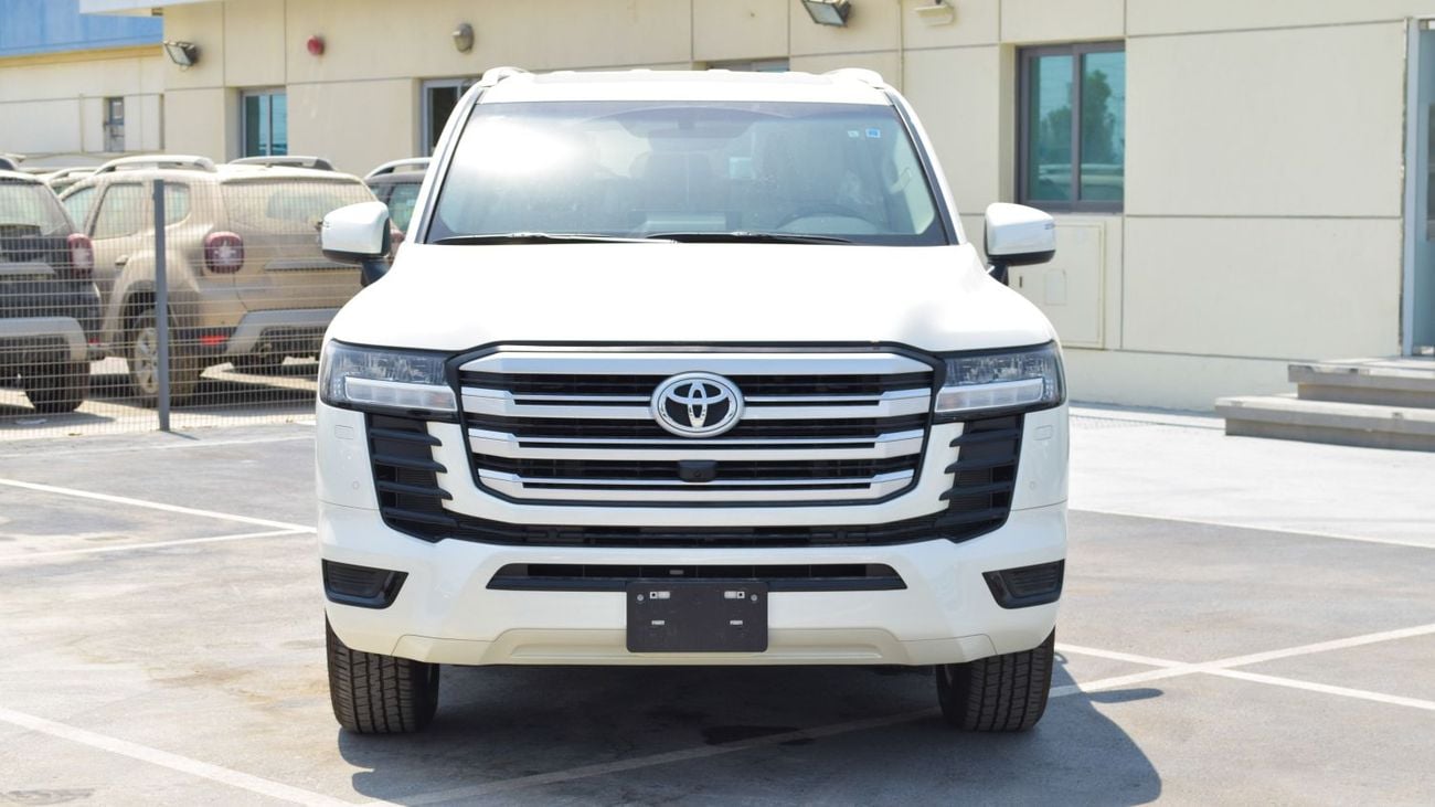 Toyota Land Cruiser ECTP2M003 - 2026 TLC300 GXR 3.5L Petrol Auto White w Beige - Sunroof, Leather, Rear Entertainment