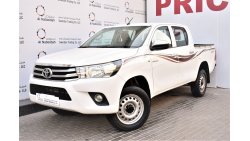 Toyota Hilux 4WD DC 2.7 MT 2019 GCC DEALER WARRANTY