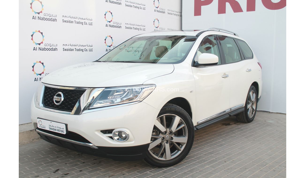 نيسان باثفايندر 3.5L SV V6 AWD 2015 GCC DEALER WARRANT FREE REGISTRATION