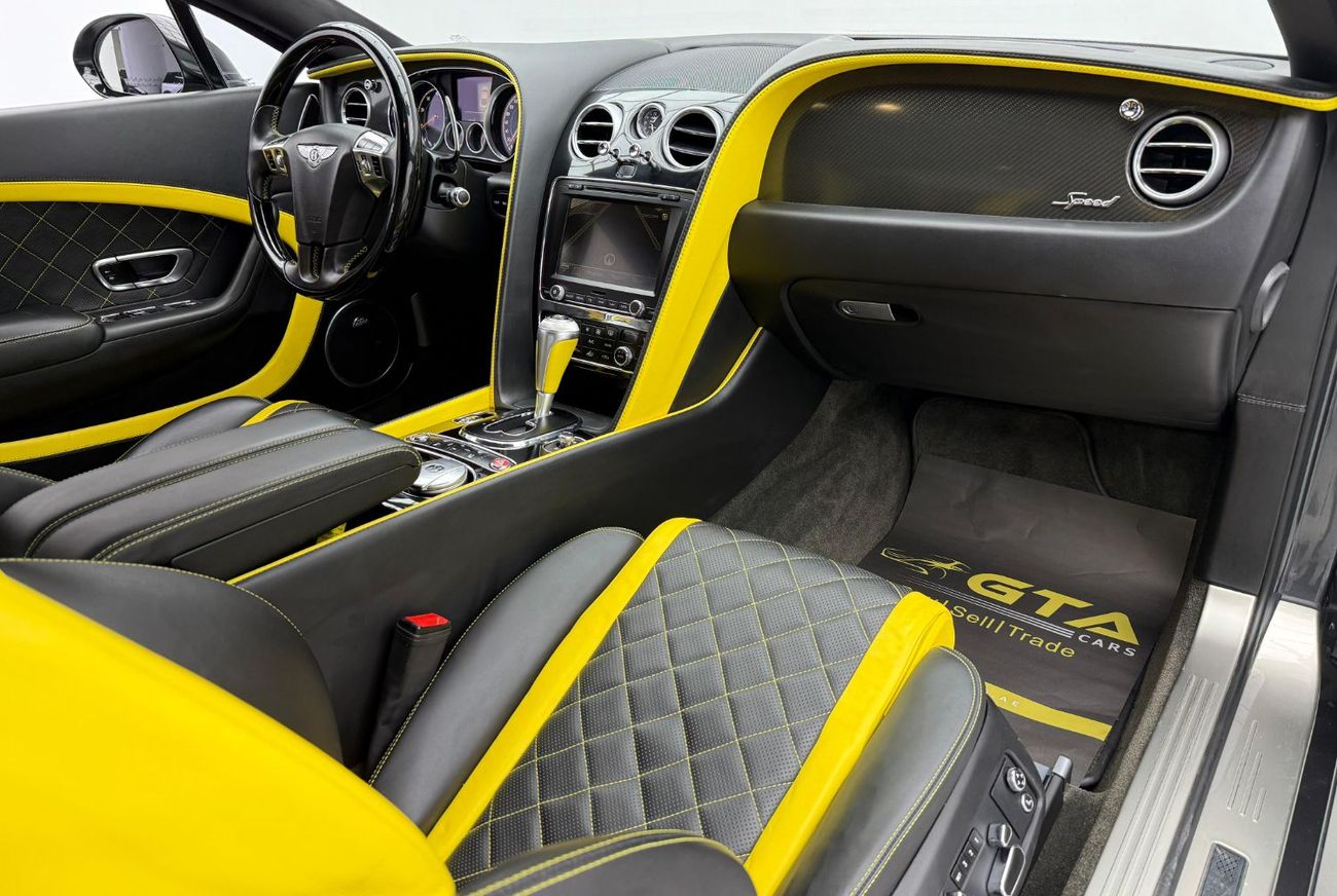 بنتلي كونتيننتال جي تي Speed W12 2017 Bentley Continental GT Speed W12, Service History, Low Kms, Excellent Condition, GCC