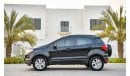 Ford EcoSport Low mileage - AED 666 Per Month only - 0% DP