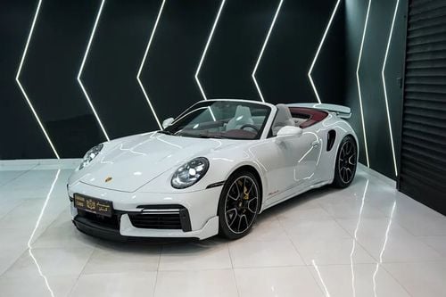 Porsche 911 Turbo S 3.8L (640 HP) Convertible Cabriolet, Exclusive Manufaktur Interior, Ceramic Brakes, Dealer W