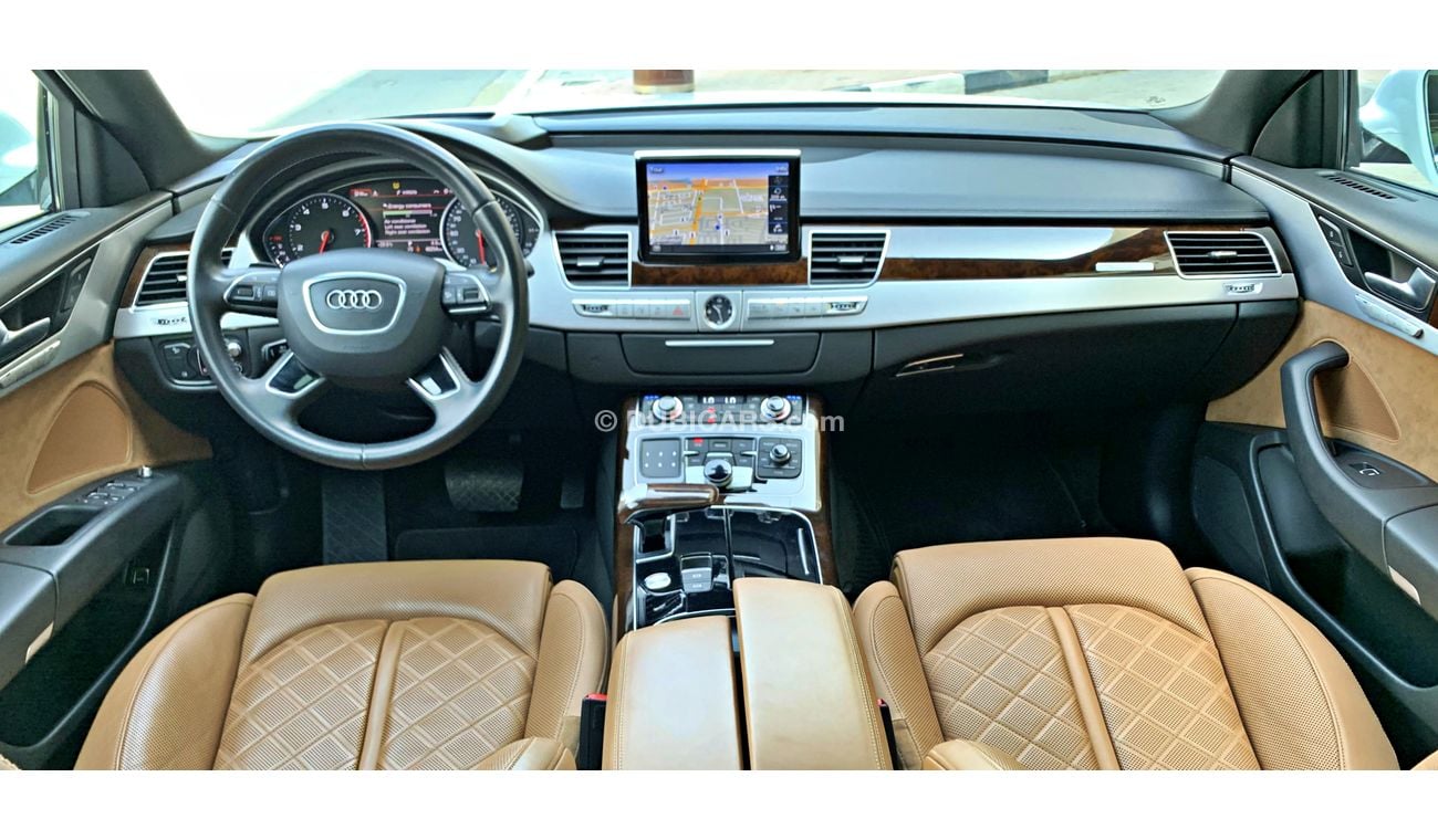 Audi A8 GCC- AUDI A8L - 50 TFSI QUATTRO - 2015 - 100% ACCIDENT FREE - BANK FINANCE AVAILABLE - WARRANTY