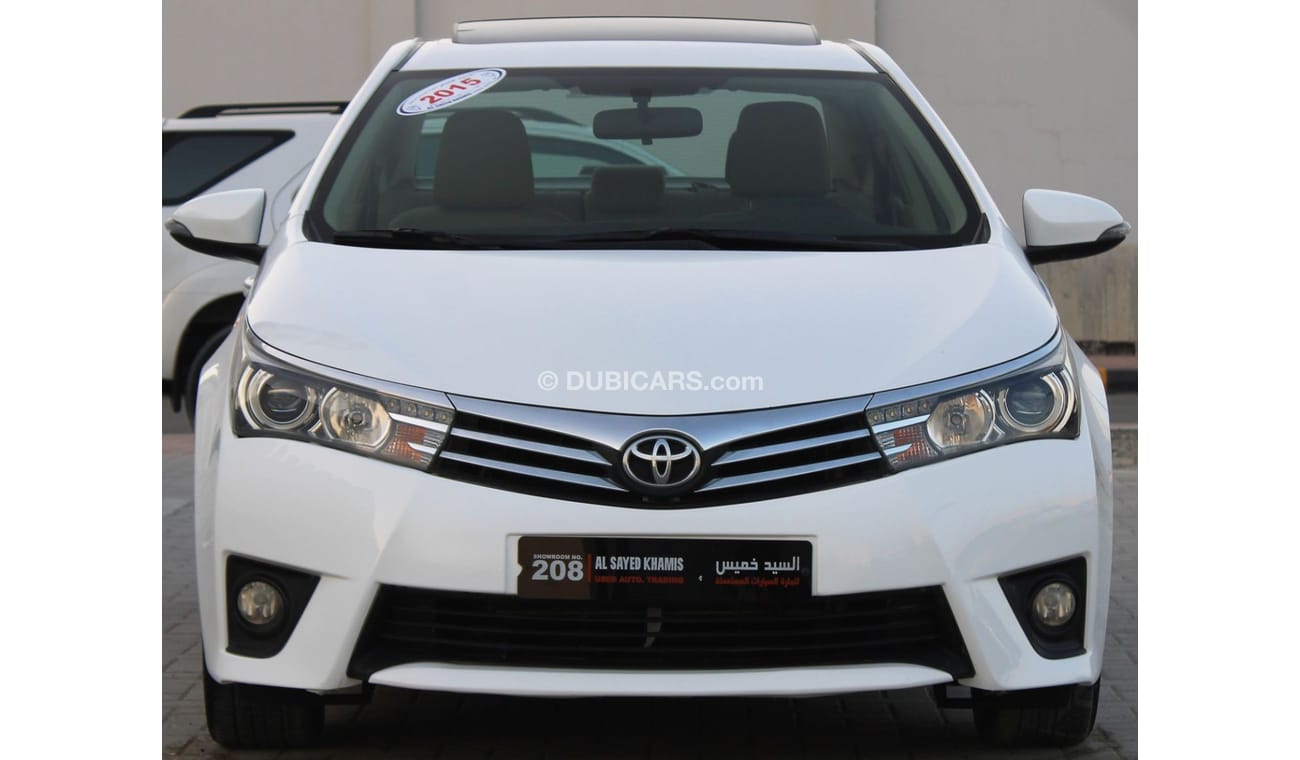 Toyota Corolla Limited Toyota Corolla 2015 full option in excellent condition without accidents