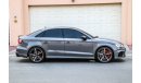 Audi RS3 GCC 2017 under Agency Warranty with Zero Down-Payment.