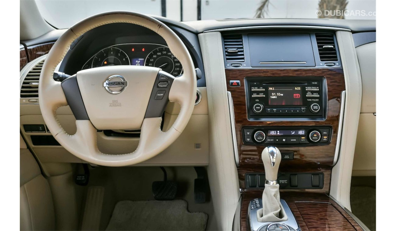 Nissan Patrol Immaculate Condition - Upgraded Alloy Wheels - AED 1,841 Per Month - 0% DP