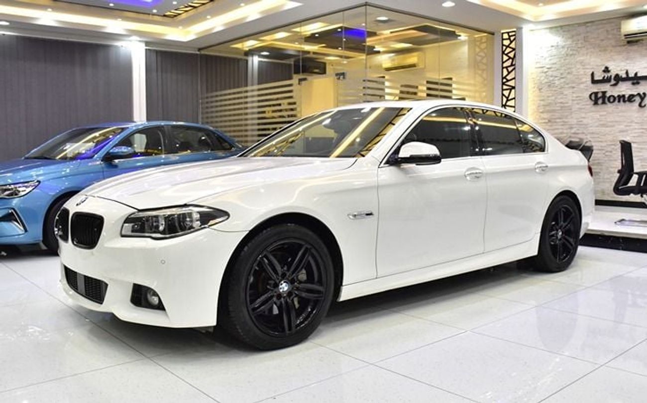 بي أم دبليو 550i EXCELLENT DEAL for our BMW 550i M-Kit ( 2015 Model ) in White Color Japanese Specs