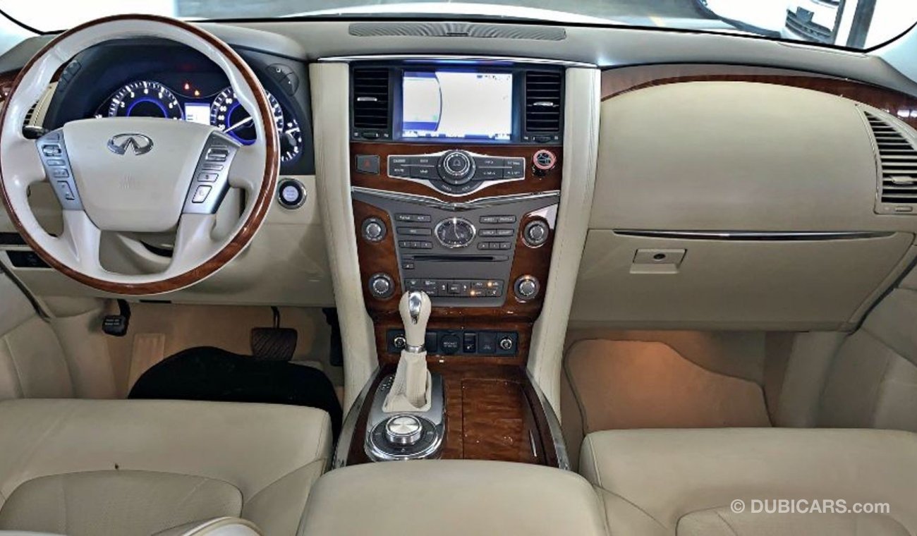 إنفينيتي QX80 EXCELLENT CONDITION - GCC - FULL OPTION - BANK FINANCE FACILITY - WARRANTY