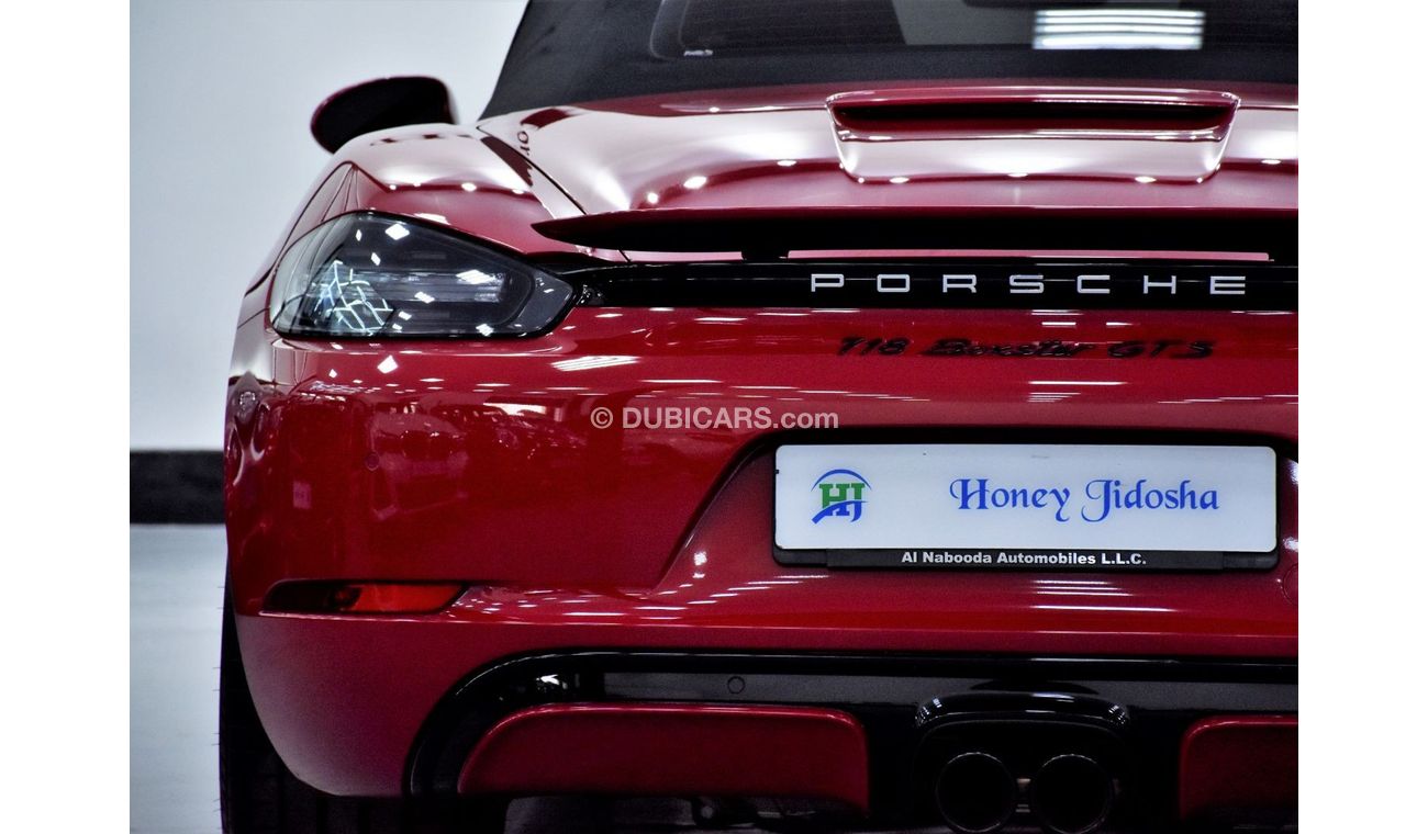 Porsche 718 Boxster EXCELLENT DEAL for our Porsche 718 Boxster GTS ( 2018 Model ) in Red Color GCC Specs