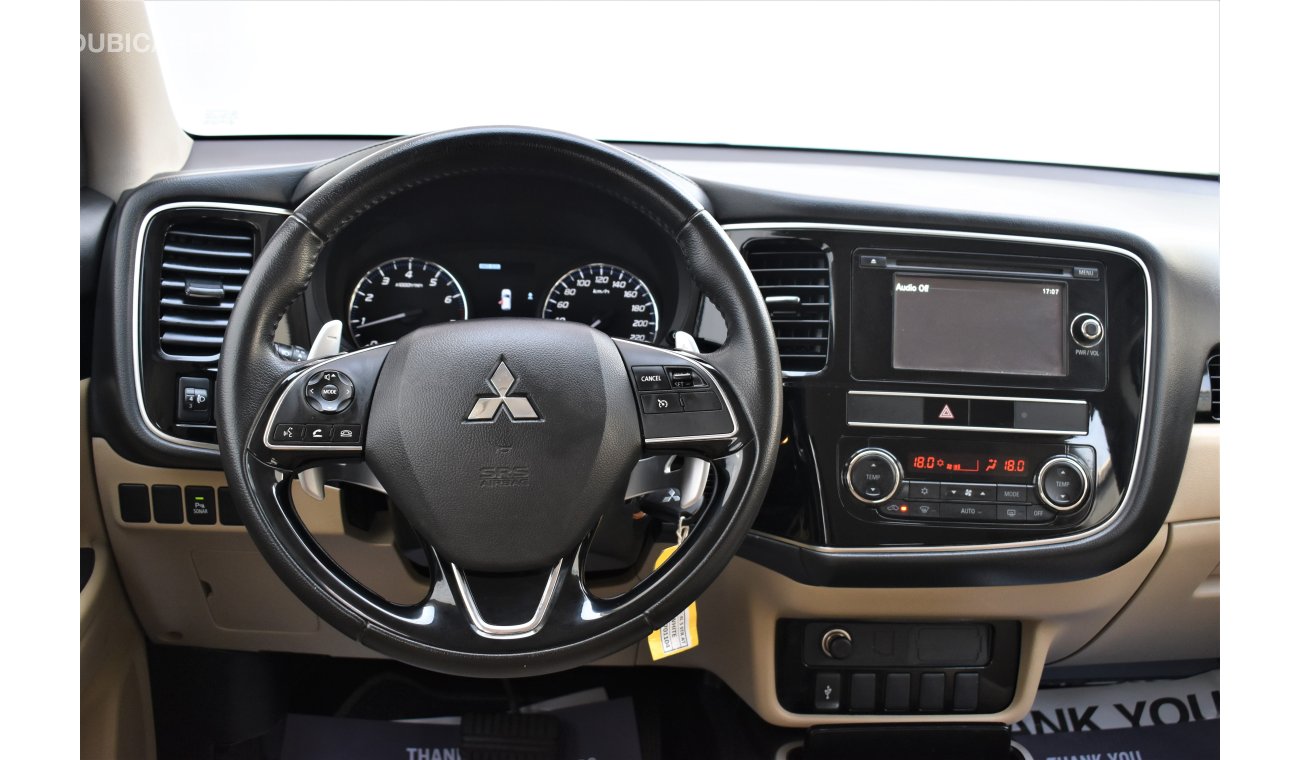 Mitsubishi Outlander | AED 1175 | 0% DP | 2.4L GLX GCC DEALER WARRANTY