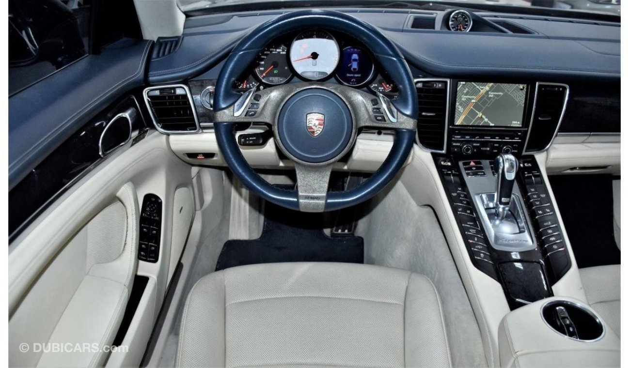 Porsche Panamera EXCELLENT DEAL for our Porsche Panamera 4S ( 2010 Model ) in Blue Color GCC Specs