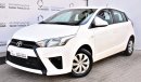 Toyota Yaris SE 1.3L HATCHBACK 2017 GCC SPECS DEALER WARRANTY