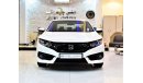 Honda Civic UNDER WARRANTY UNTIL 2023 ( ORIGINAL PAINT ( صبغ وكاله ) AMAZING Honda CIVIC 2019 Model!! in White C