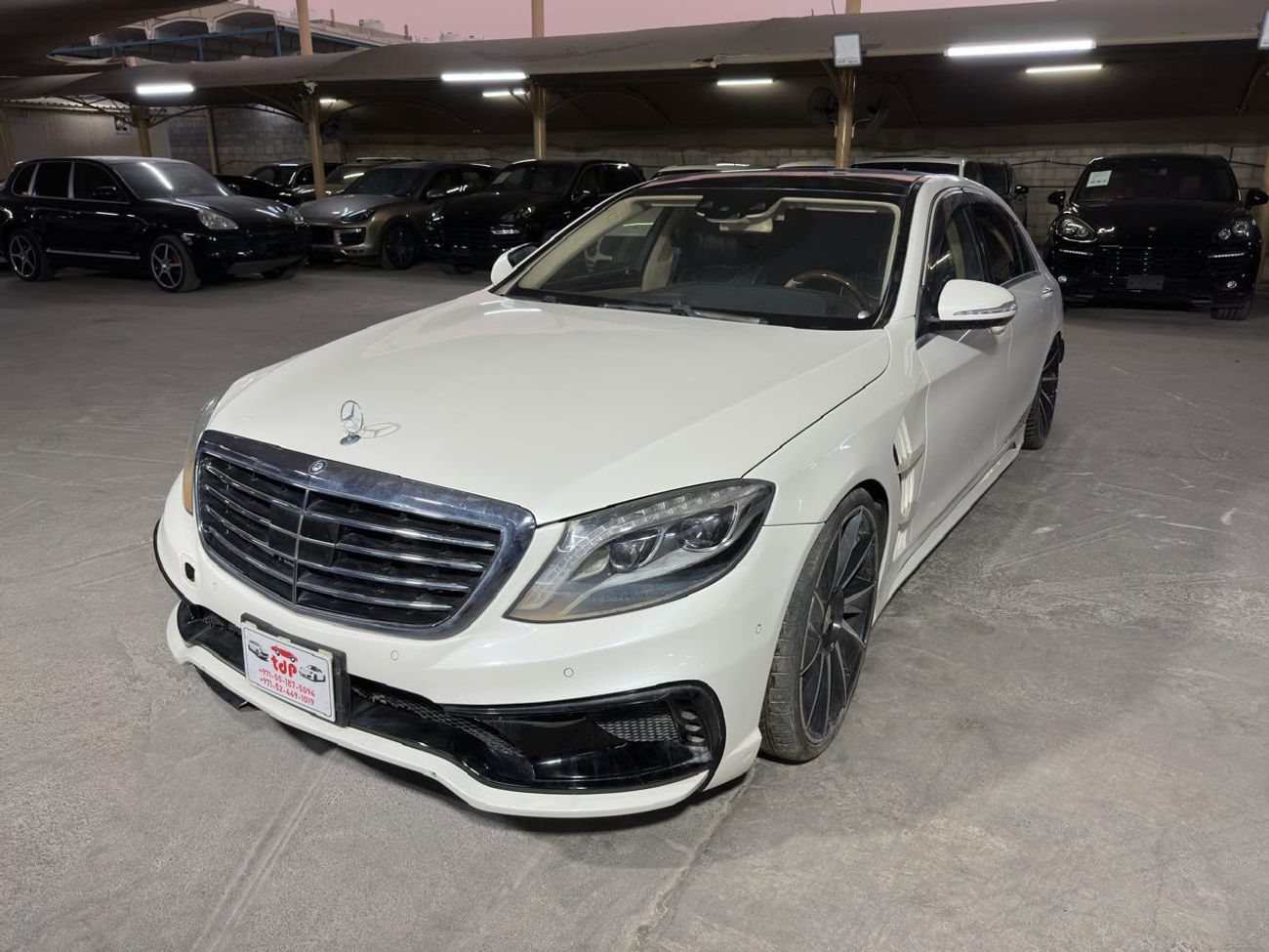 مرسيدس بنز S 550 MERCEDES S550L AMG 2014 4.7L | WALD AERO KIT | CHAUFFEUR PACKAGE | DRIVING ASSISTANCE PACKAGE