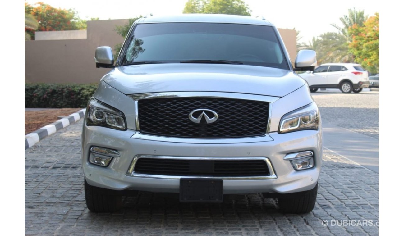 إنفينيتي QX80 Infiniti QX80 2016 Price 83000 AED Traveld Distance 50000 mile Imported America Clean Titel Very Cle