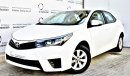 Toyota Corolla 2.0L SE 2016 GCC SPECS WITH DEALER WARRANTY