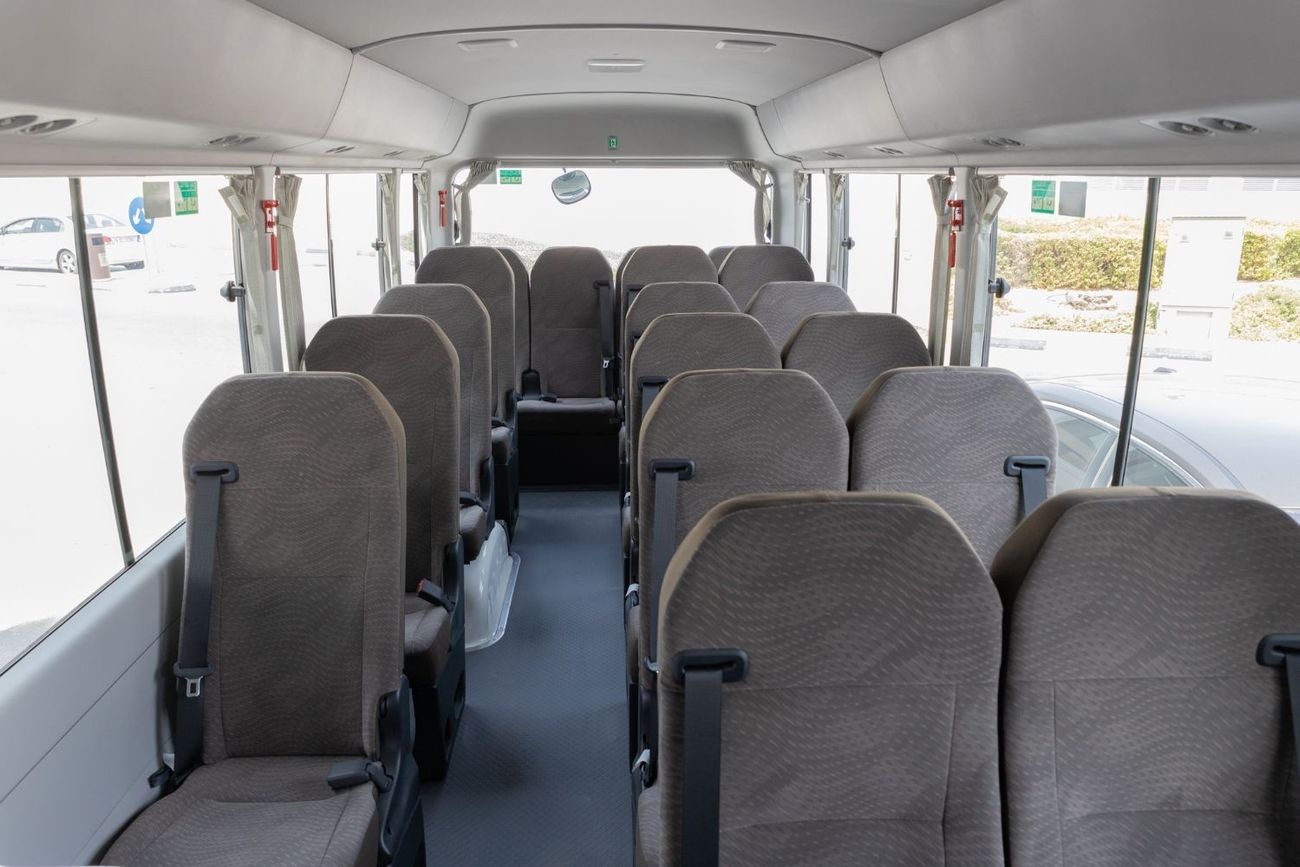 Toyota Coaster 2022 Toyota Coaster 4.2 23ST - White inside Grey