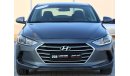 Hyundai Elantra Hyundai Elantra 2018 GCC in excellent condition without accidents, very clean from inside and outsid