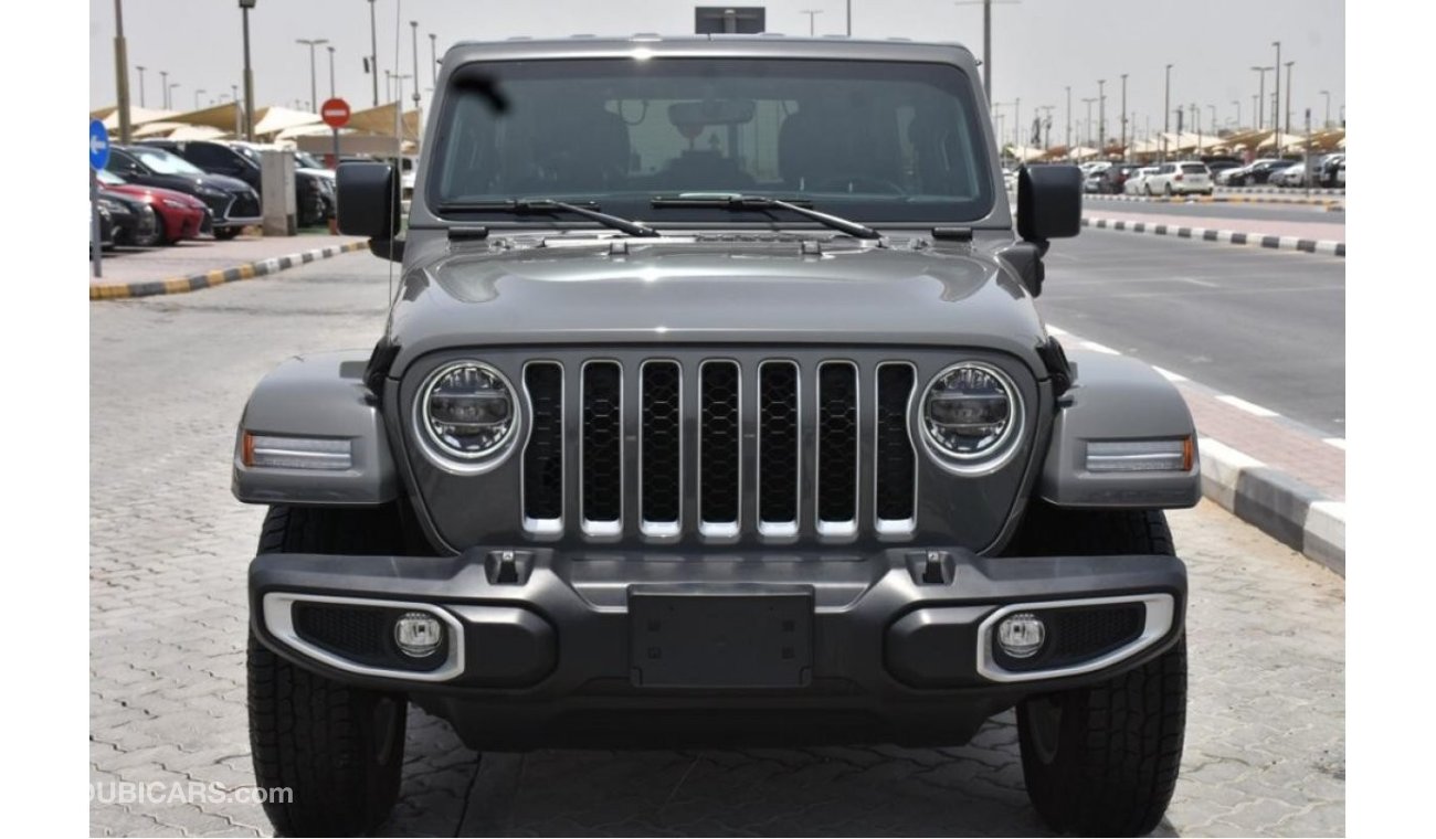 جيب رانجلر 4X-E Unlimited Sahara ( ELECTRIC HYBRID & FUEL ) / Clean Car / With Warranty