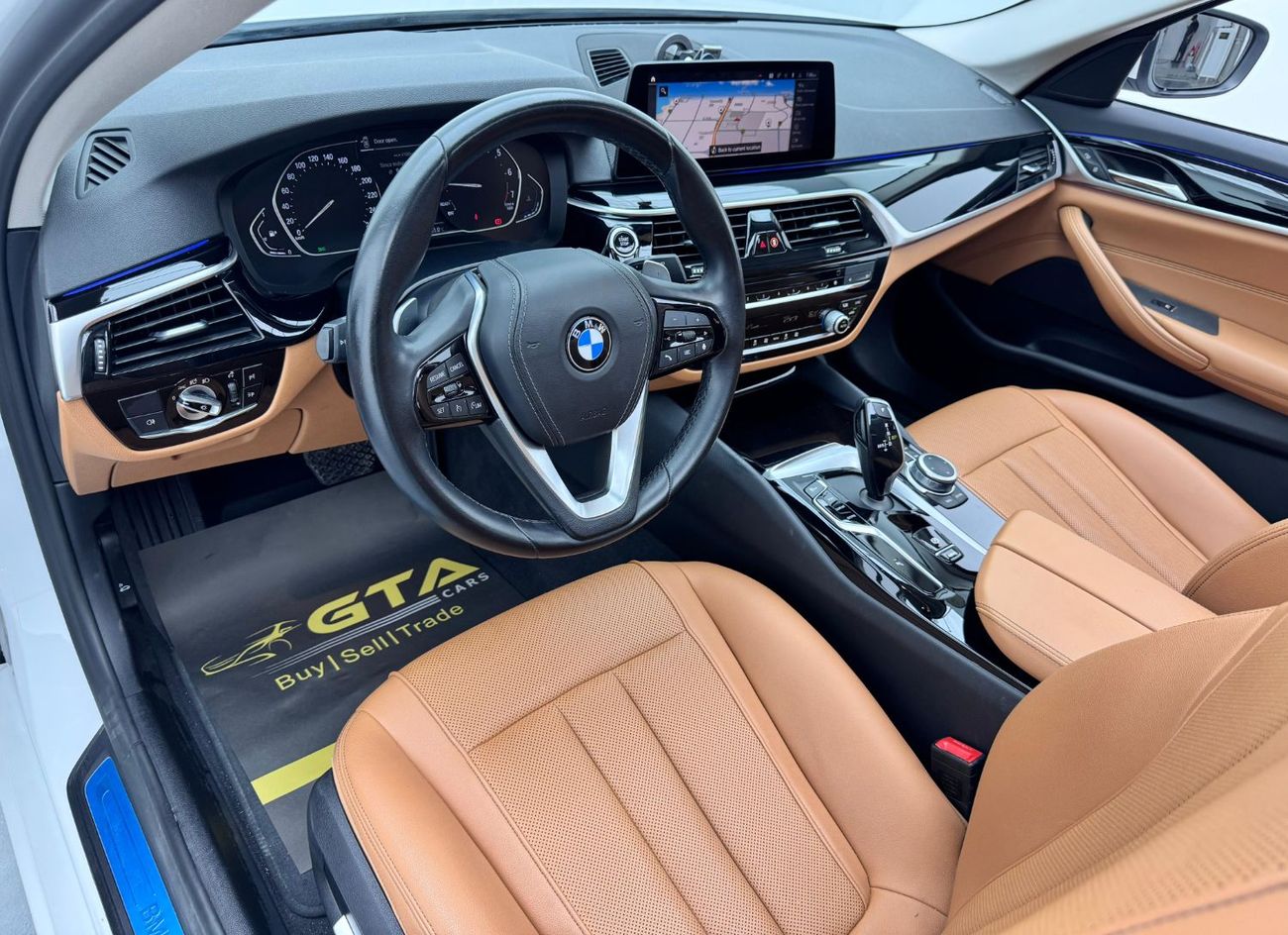 BMW 520i Std 2.0L 2021 BMW 520i, 1 Year Warranty, Agency Full Service History, GCC