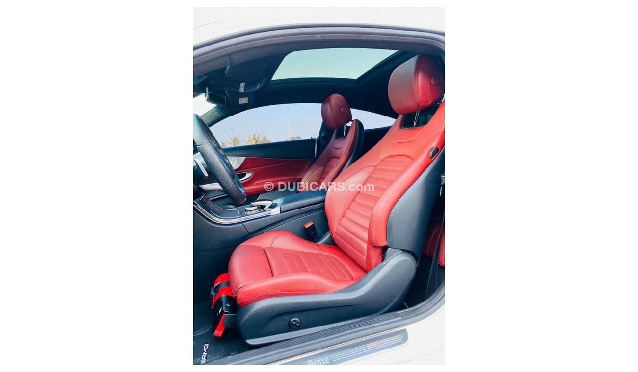 Mercedes-Benz C 200 Premium Mercedes Benz AMG C200 COUPE  GCC 2019 FULL OPTION  Service history