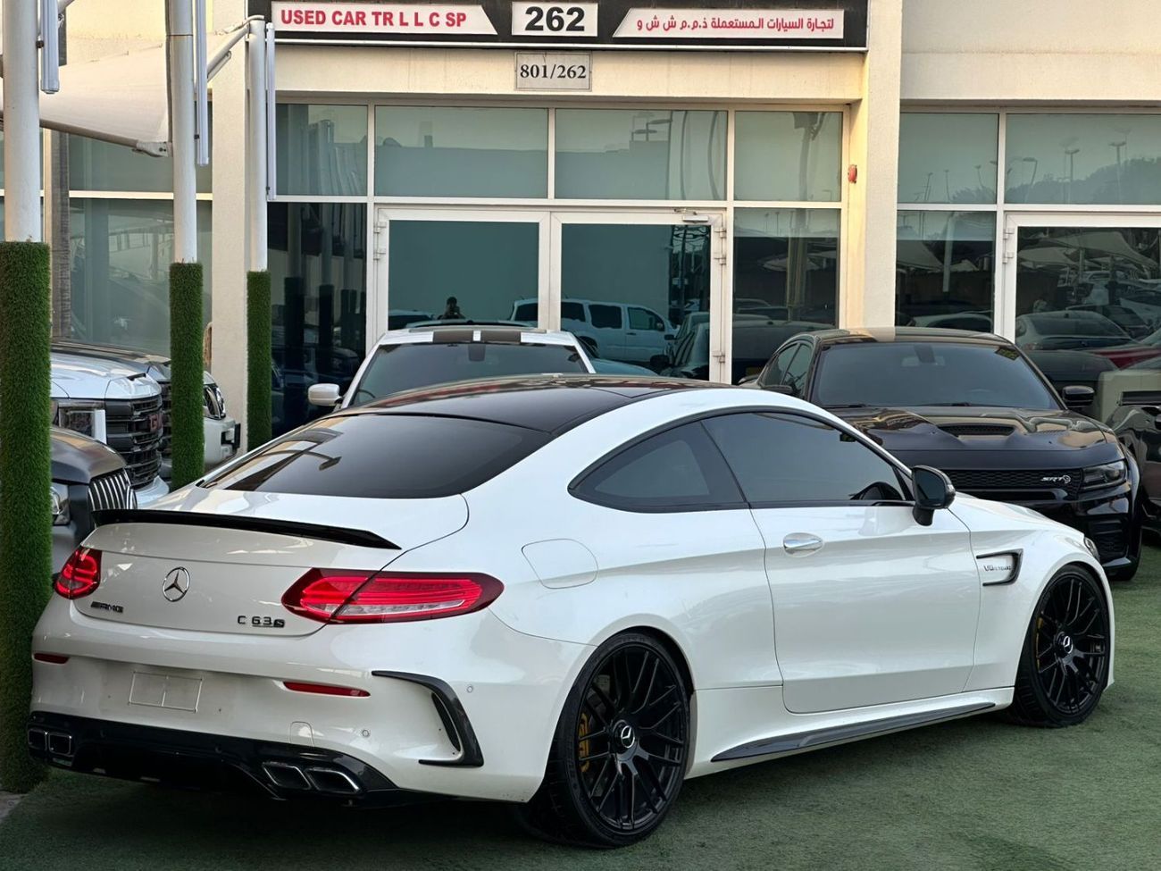Mercedes-Benz C 36 AMG MERCEDES BENZ AMG C63S 2017 GCC FULL OPTION ORIGINAL PAINT PERFECT CONDITION