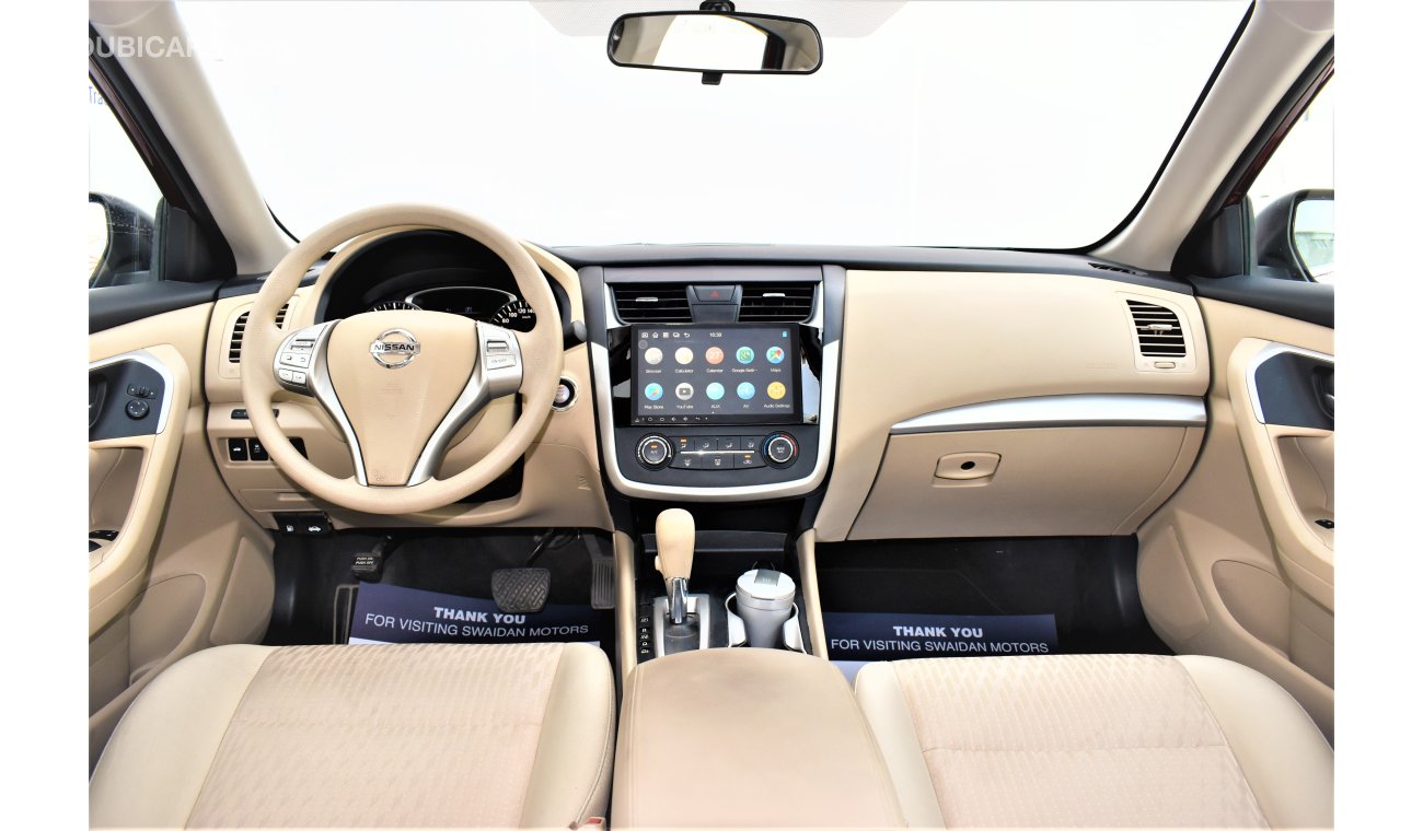 Nissan Altima AED 1173 PM | 0% DP | 2.5L S GCC WARRANTY