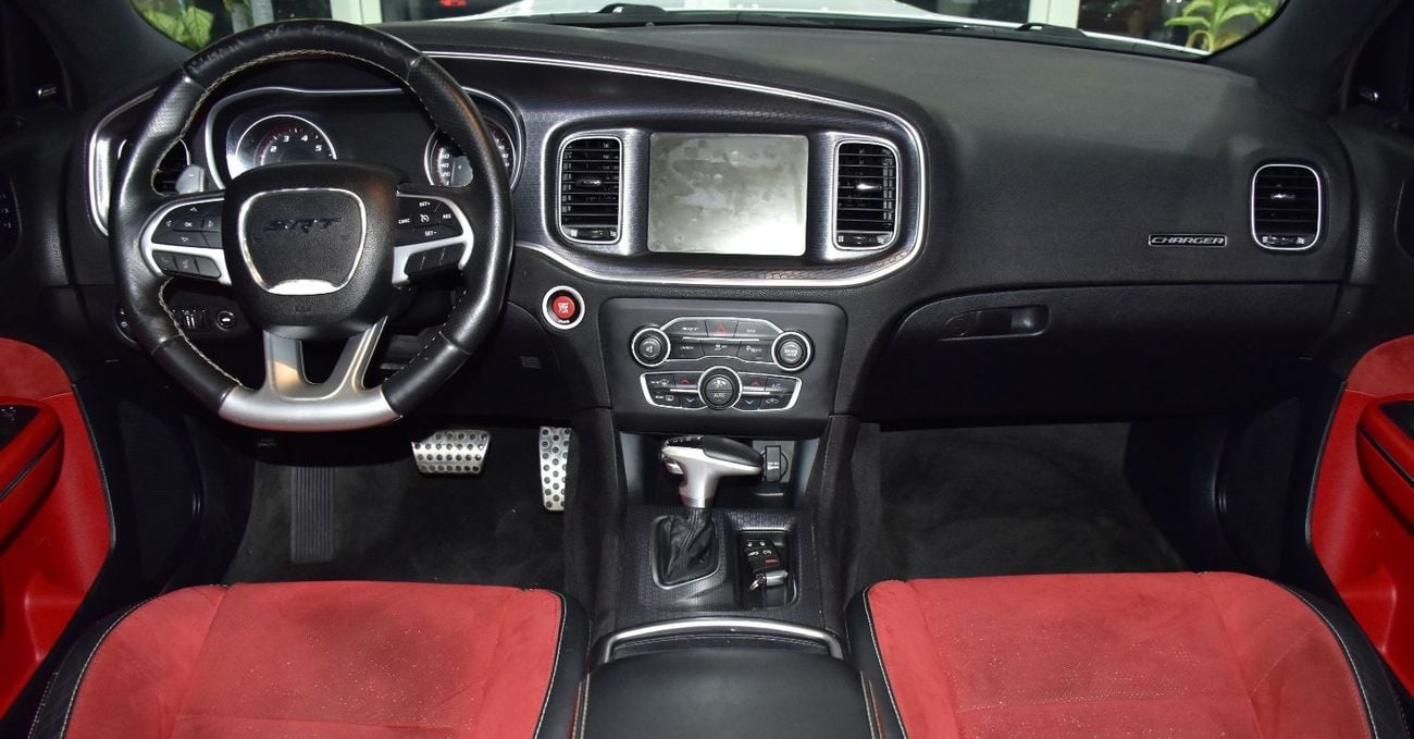 Dodge Charger SRT8 EXCELLENT DEAL for our Dodge Charger SRT ( 2015 Model ) in White Color GCC Specs