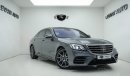 Mercedes-Benz S 450 Std MERCEDES S450, MODEL 2018, GCC, LOW MILEAGE, PERFECT CONDITION