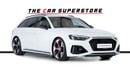 Audi RS4 Avant-Al Nabooda WarrantyService Contract-Very Low Mileage-Carbon Fiber RS Bucket Seats