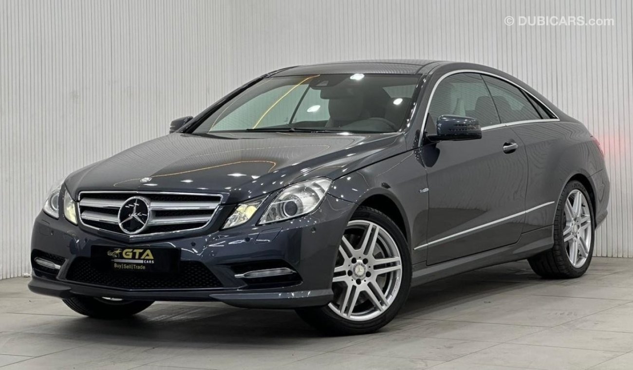 مرسيدس بنز E 500 Std 2012 Mercedes Benz E500 AMG Coupe, Service History, Excellent Condition