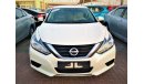 Nissan Altima 2017 WHITE GCC NO ACCIDENT PERFECT