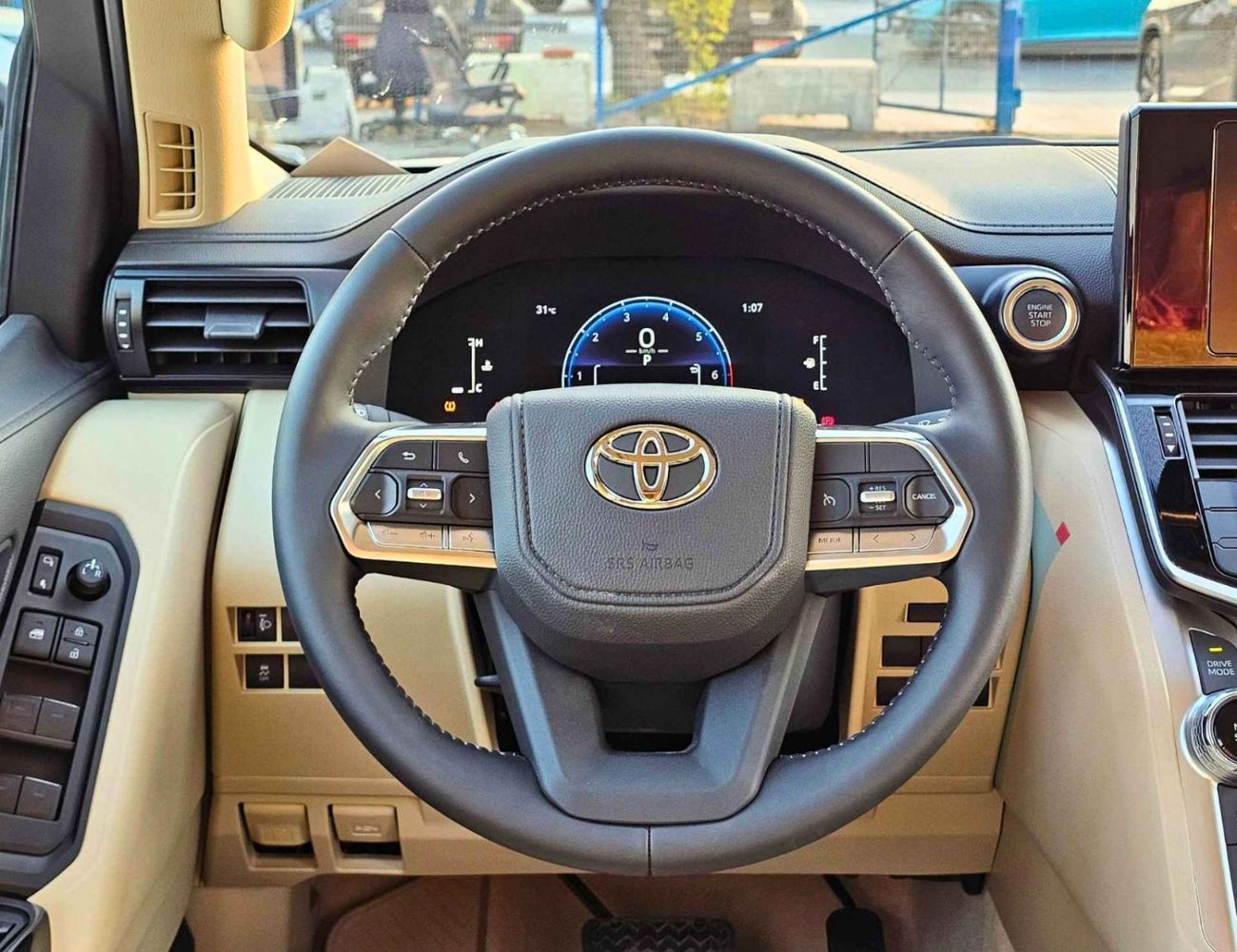 Toyota Land Cruiser GXR TWIN TURBO BASIC || PETROL AT 3.5L V6 4WD | DRIVER PWR SEAT (CODE # GXRPB2O) WHITE 2026