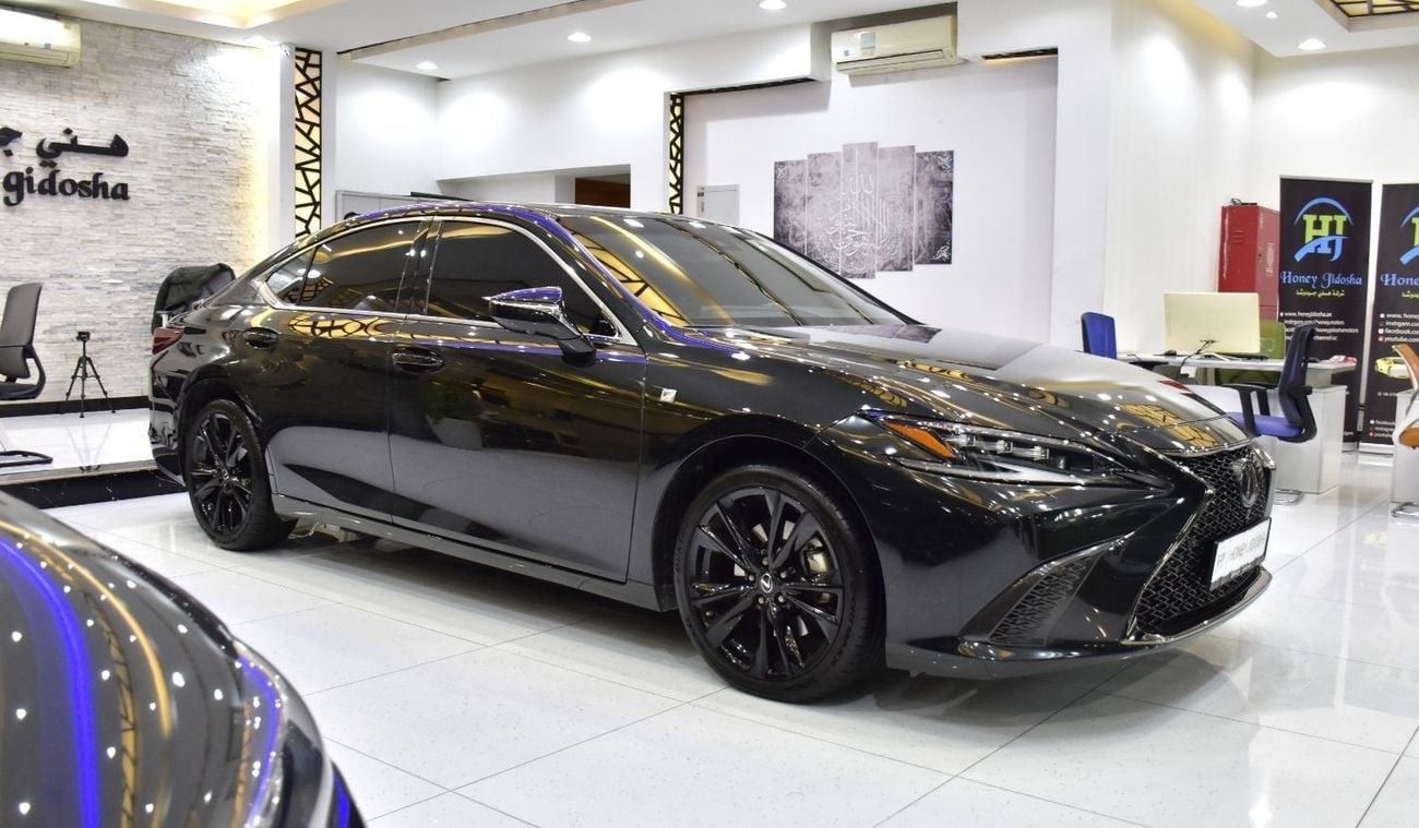 Lexus ES350 EXCELLENT DEAL for our Lexus ES350 F-Sport ( 2023 Model ) in Black Color GCC Specs