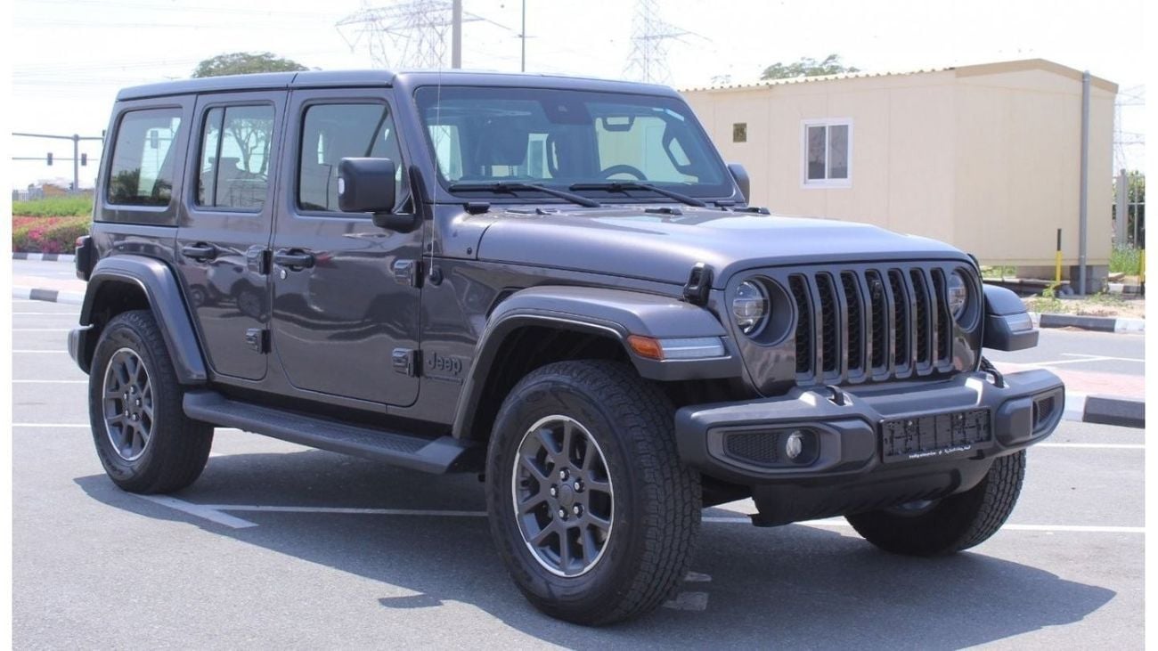 Jeep Wrangler Unlimited Sahara JEEP WRANGLER UNLIMTED SAHARA SPECIAL EDITION 2021 GCC VERY LOW MILEAGE WITH AGENCY