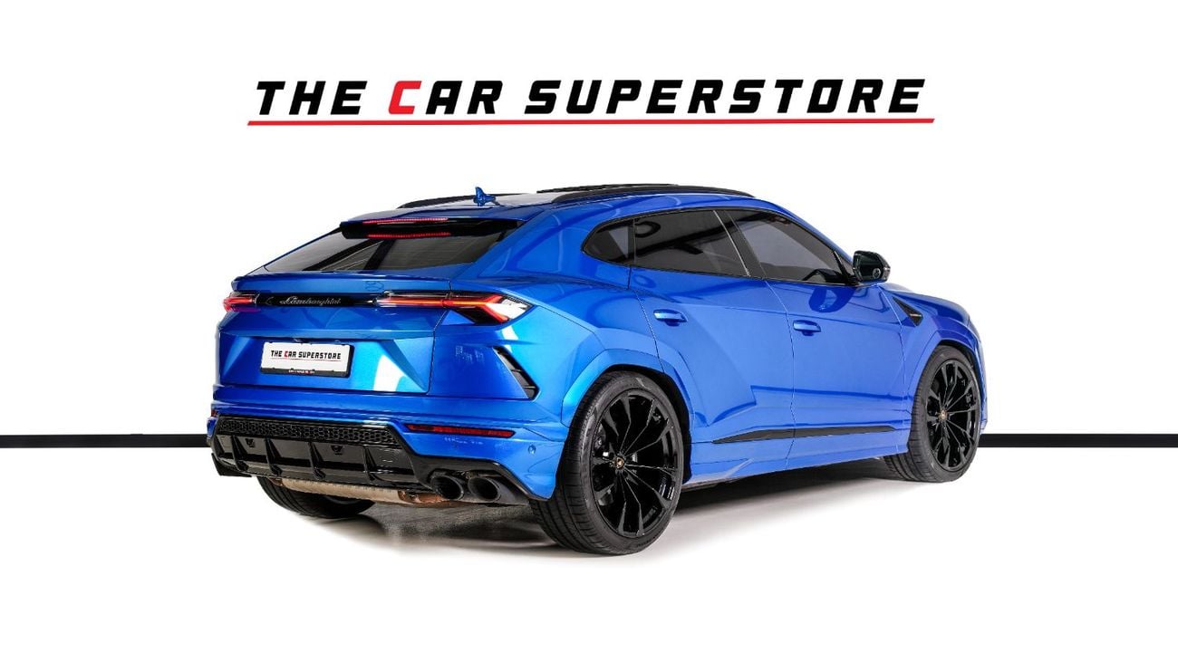 Lamborghini Urus STD 4.0T V8 Blue Eleos-Lamborghini Warranty-Full Carbon Fiber Interior-Bi-Colour Leather